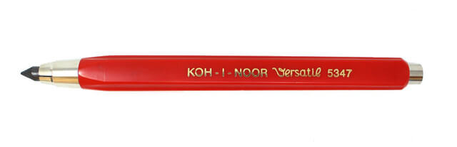 Koh-I-Noor 5.6mm Clutch Pencil Red Barrel