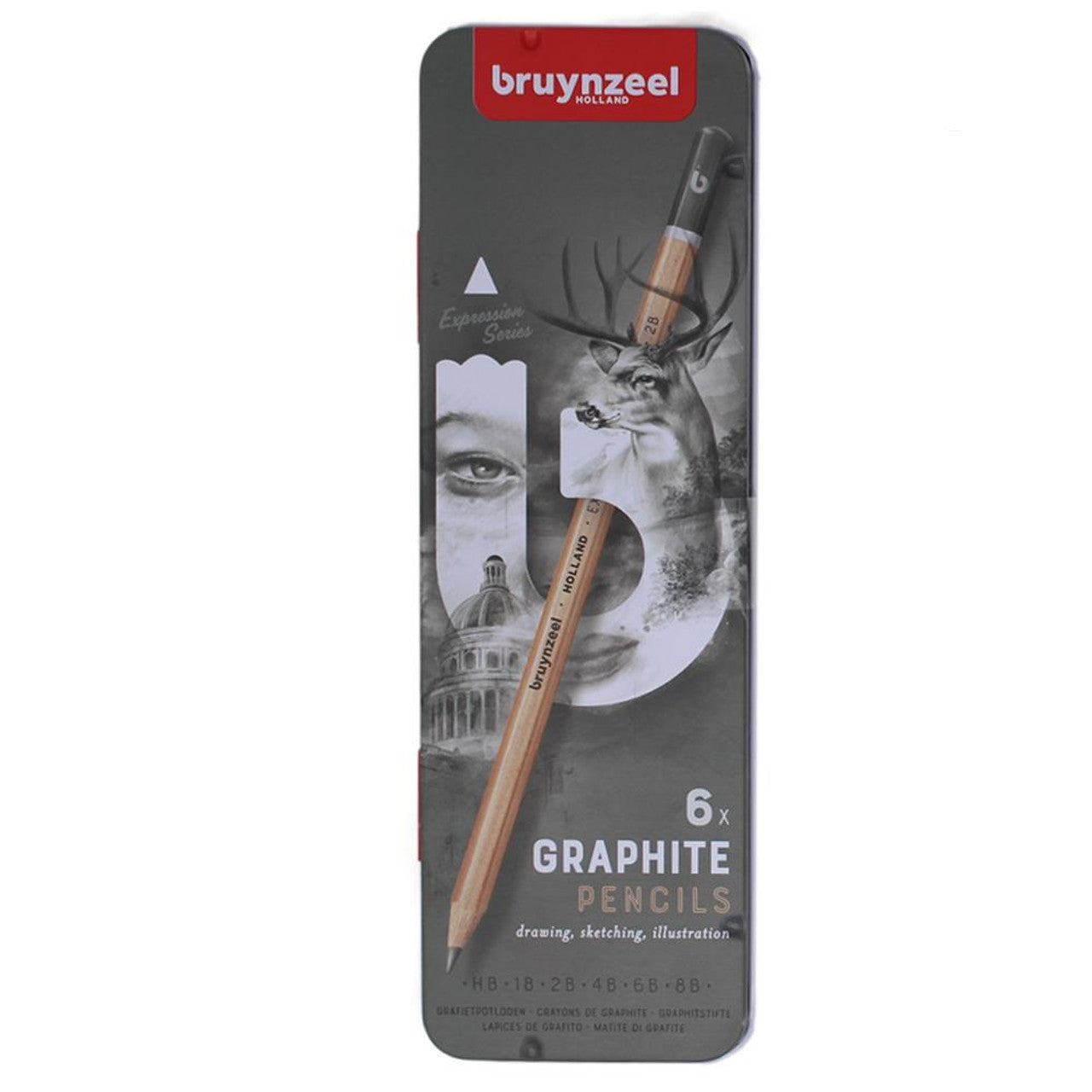 Bruynzeel Expression Graphite Drawing Pencils