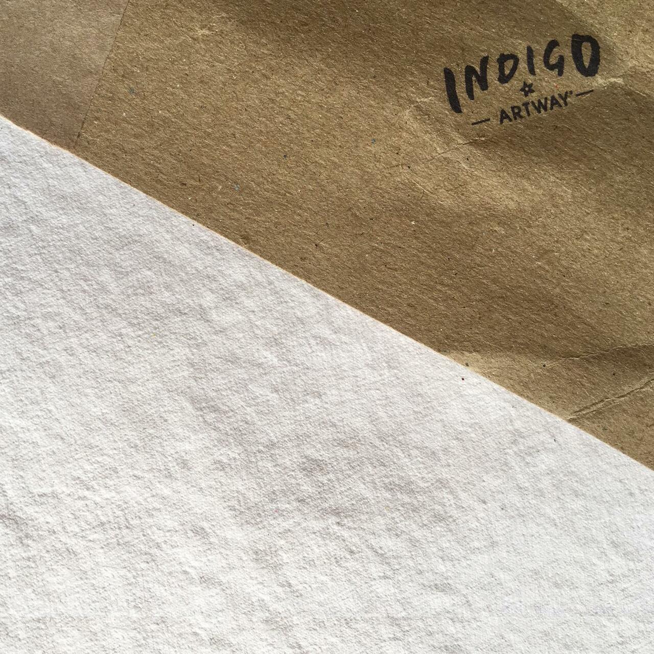 Indigo Handmade cotton rag sketchbook