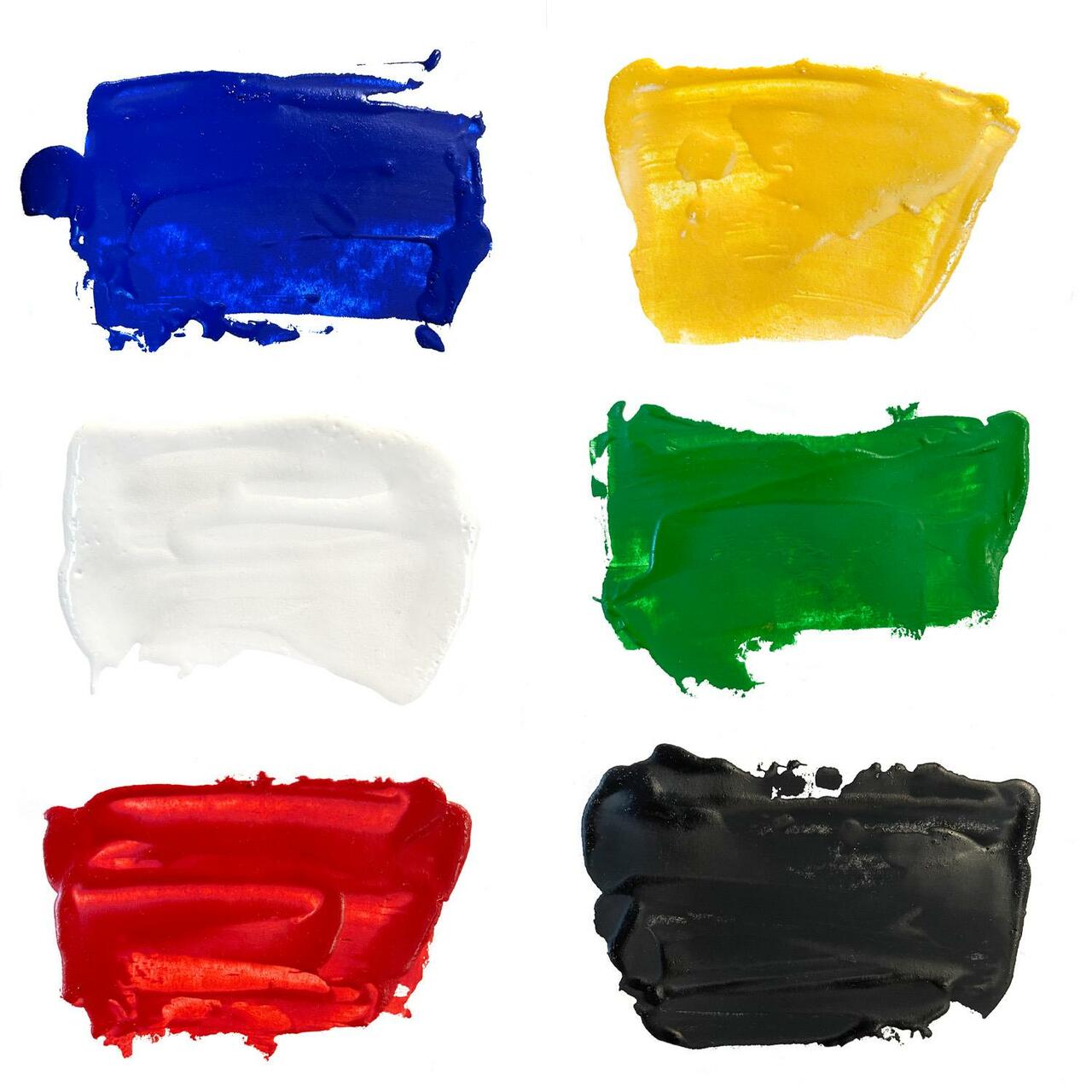 Printing Ink Set of 6, 120ml - for relief, block and lino printmaking