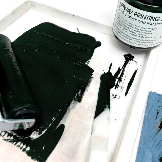 Rubber Lino Roller / Brayer for Printmaking