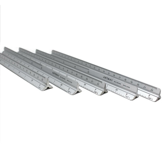 Aluminium Tri Scale Ruler